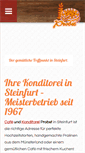 Mobile Screenshot of konditorei-probst.de