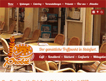 Tablet Screenshot of konditorei-probst.de